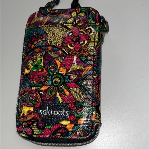 Sakroots Multicolor Crossbody Bag / Wallet removable adjustable strap - Picture 3 of 13